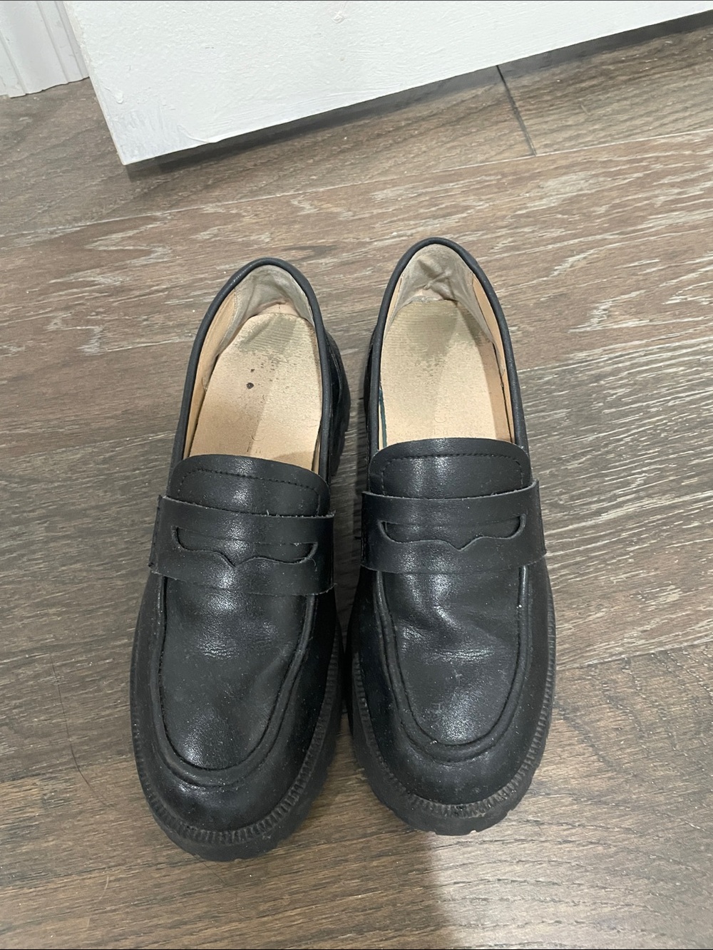 Classic Black womens Penny Loafers
